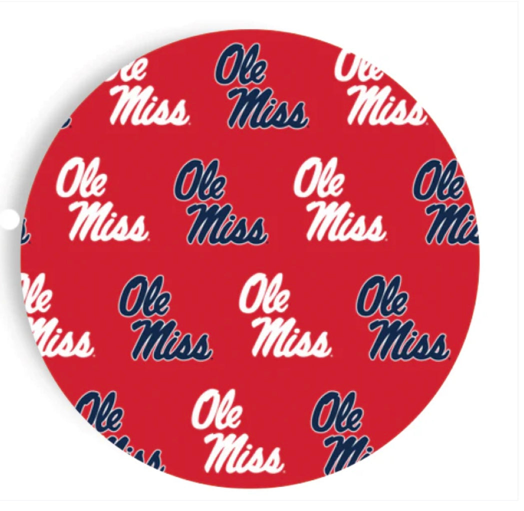 Ole Miss 7" Set of Paper Plates - 10 Plates