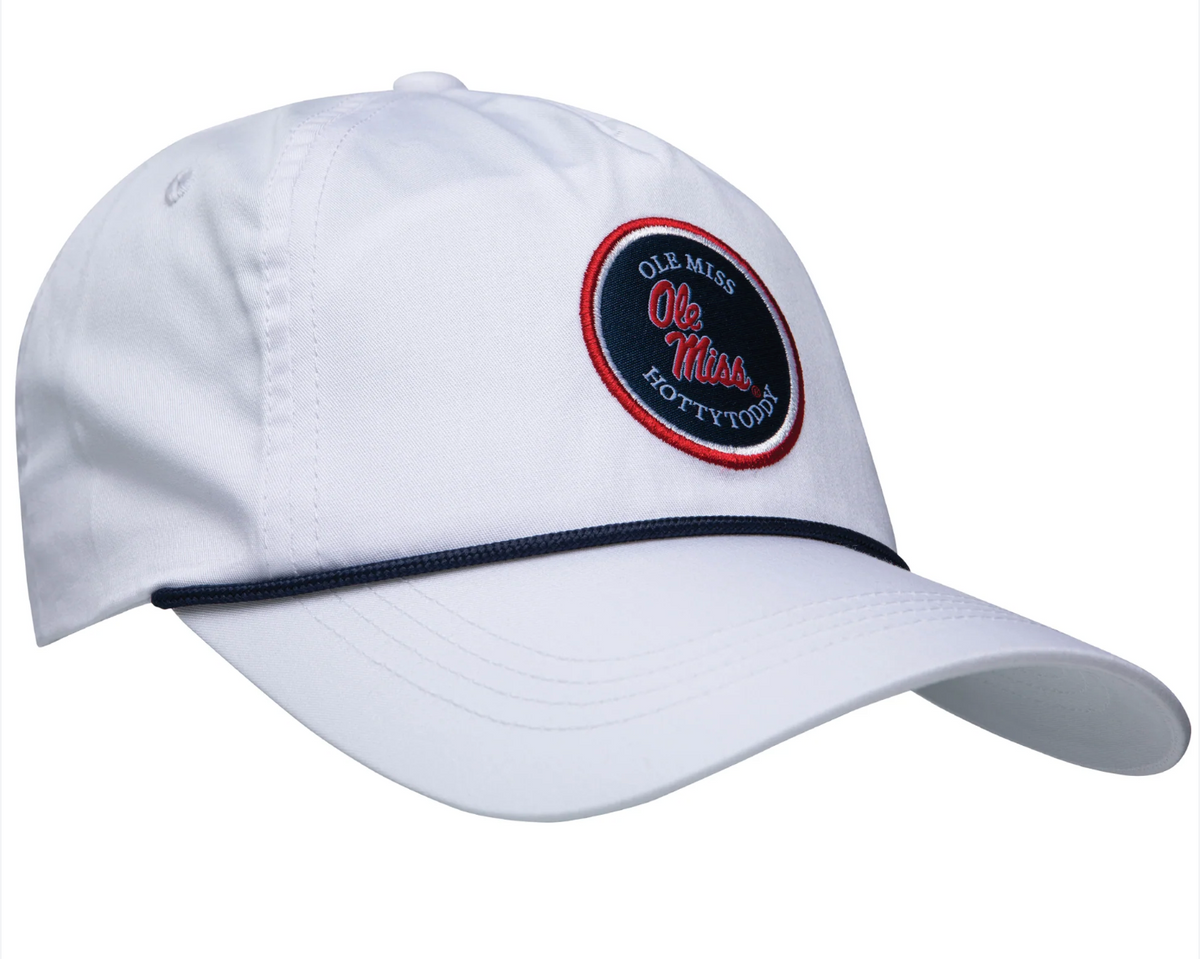 Ole Miss Patch Navy Rope Hat