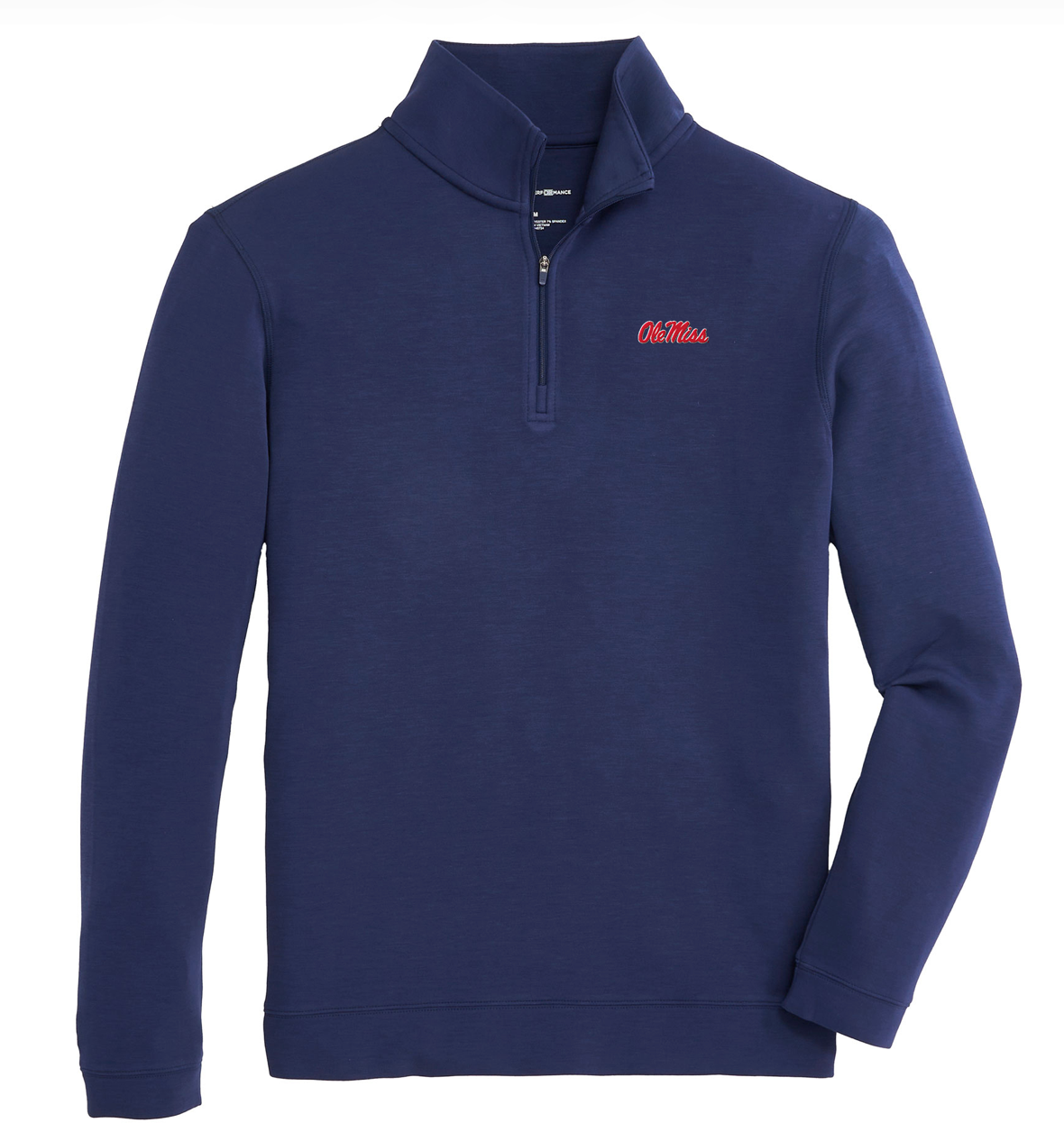 Onward Reserve Ole Miss Yeager Performance Pullover - Navy with Ole Miss Script