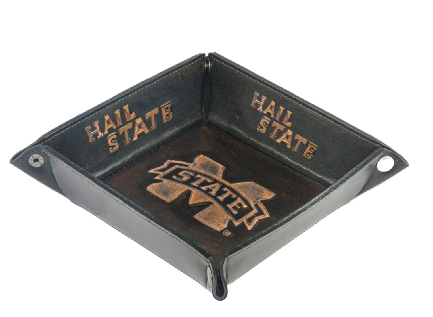 Zep Pro Mississippi State Square Debossed Valet Tray