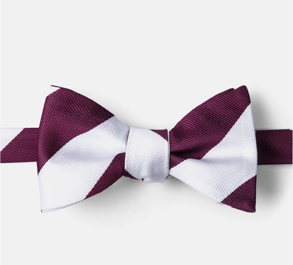 MSU Maroon & White Bow tie