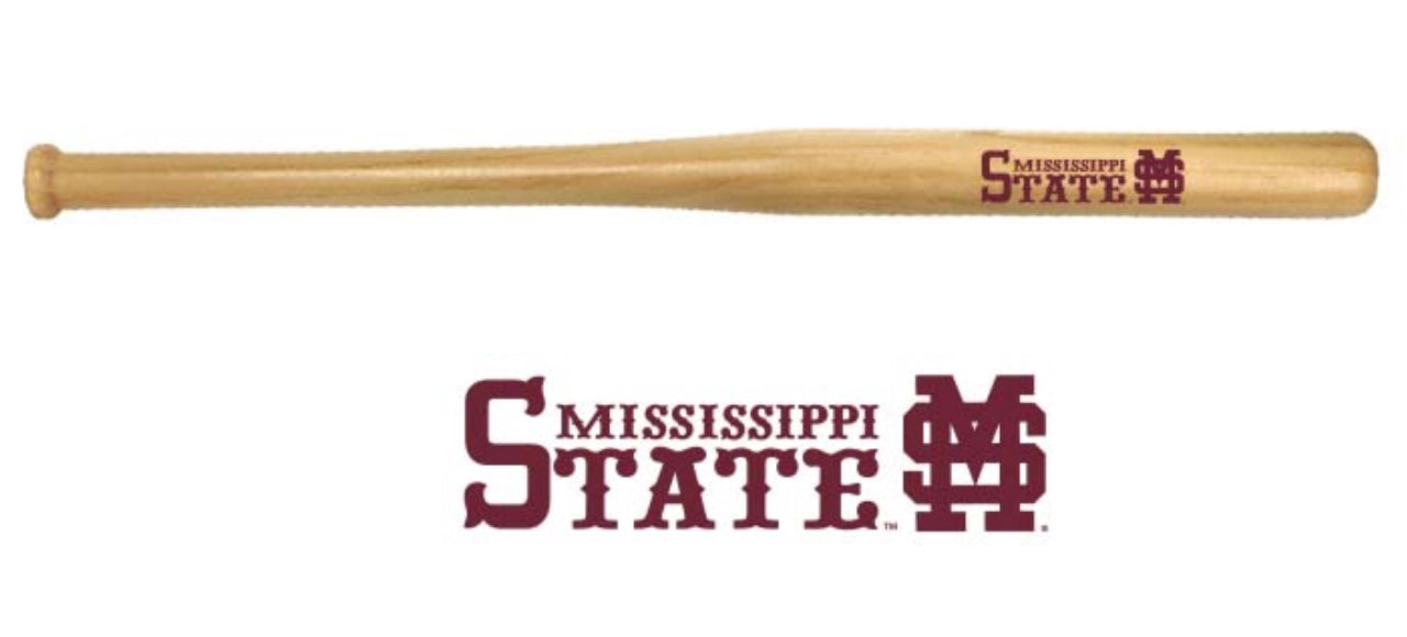 Mississippi State Mini Wood Baseball Bat