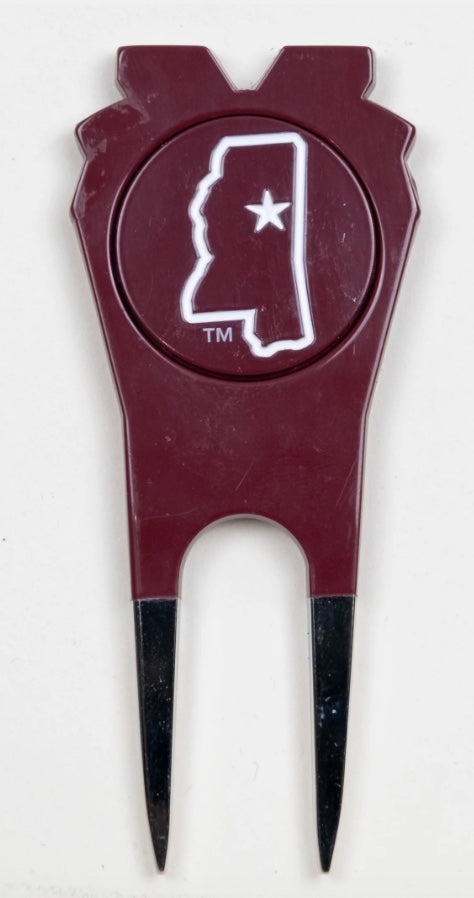 Mississippi State Custom Shape Divot Tool