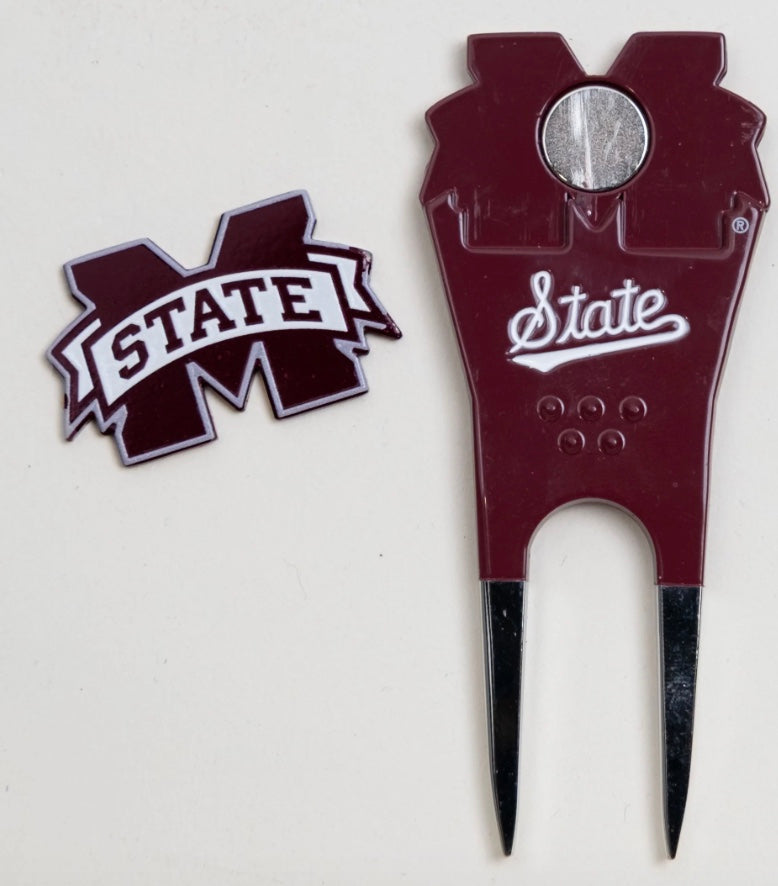 Mississippi State Custom Shape Divot Tool