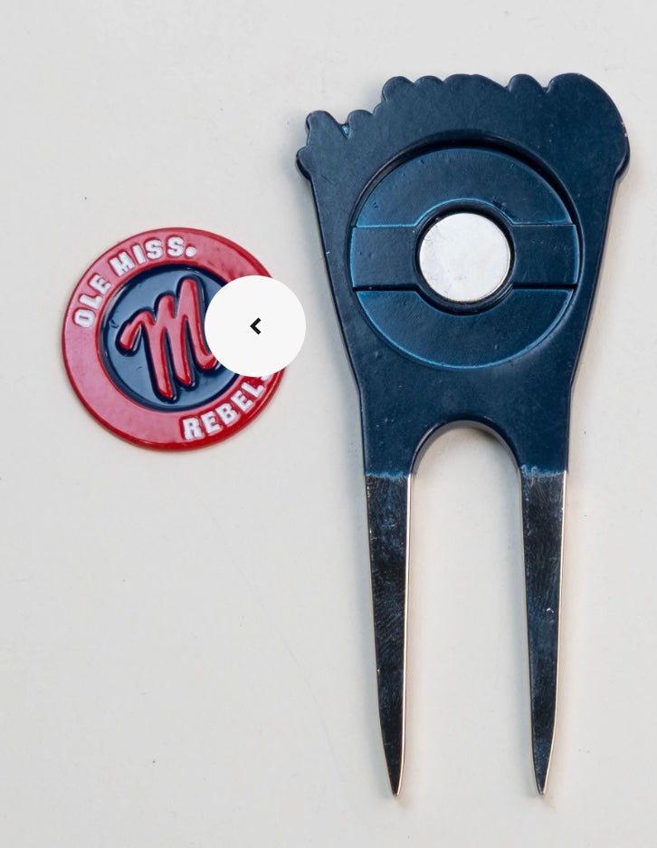 Ole Miss Custom Shape Divot Tool