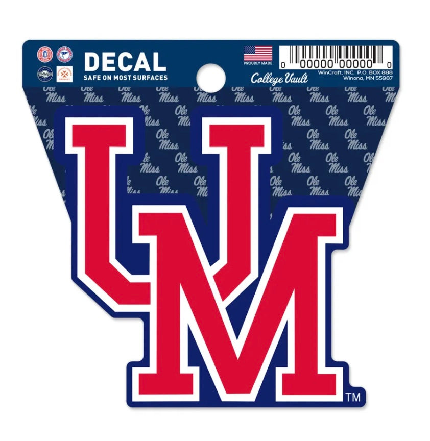 Ole Miss UM Decal
