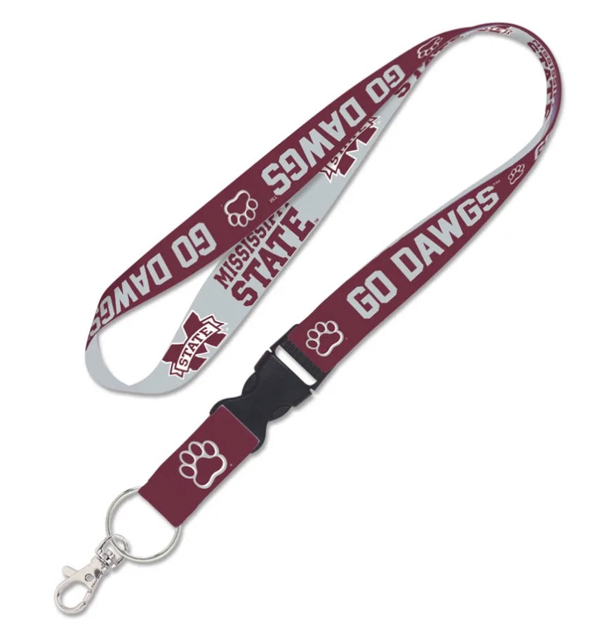 Mississippi  State "Go Dawgs" Lanyard