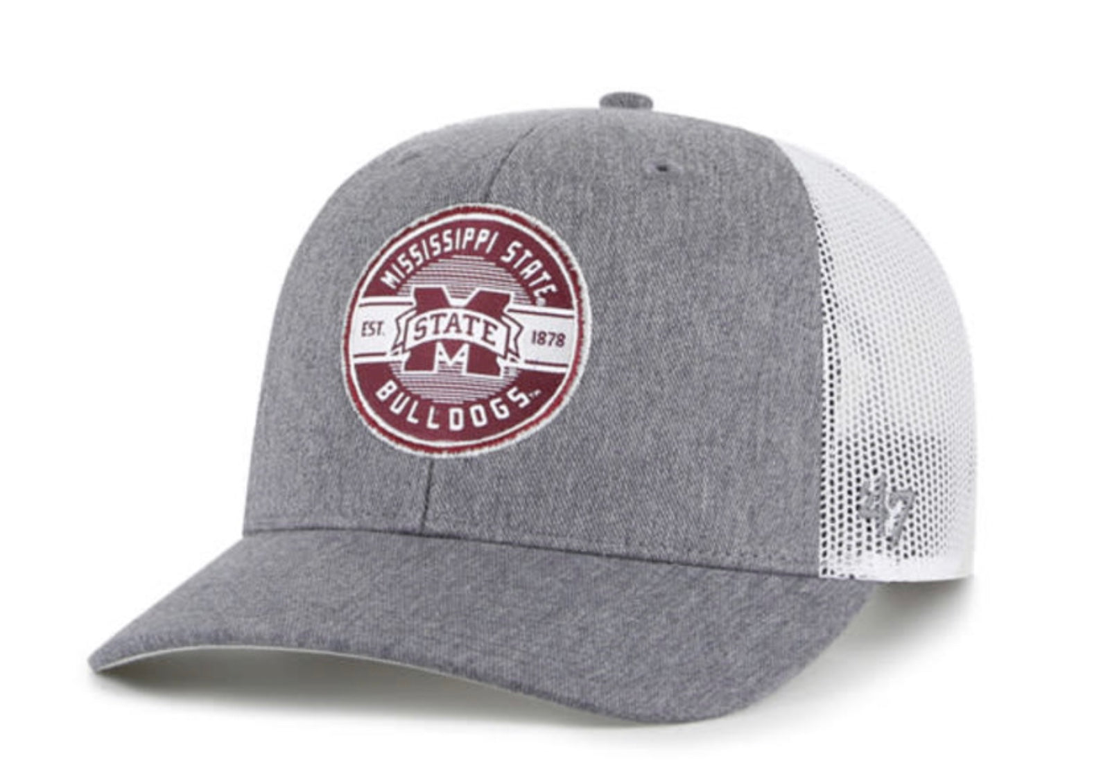 47 Brand Trucker Cap- Grey MS State Cap