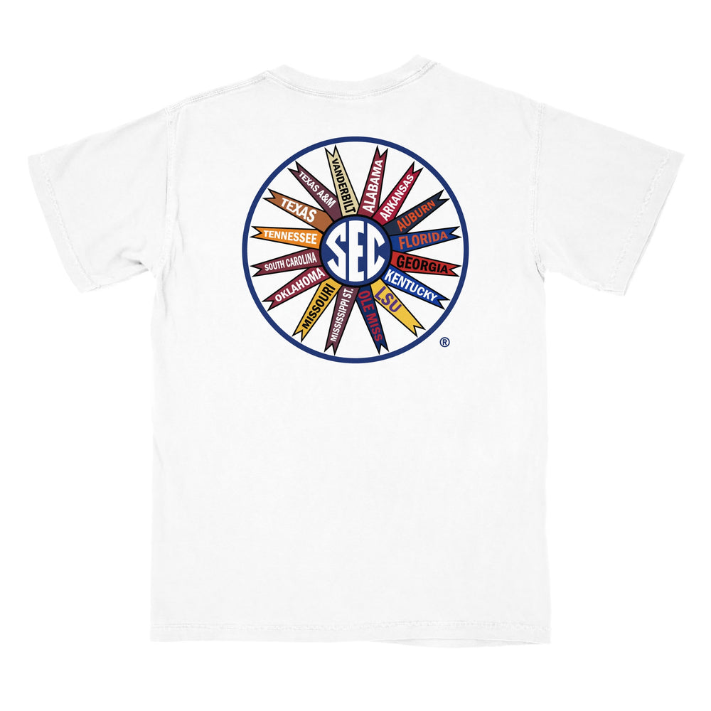 SEC Pin Wheel Comfort Color Tee