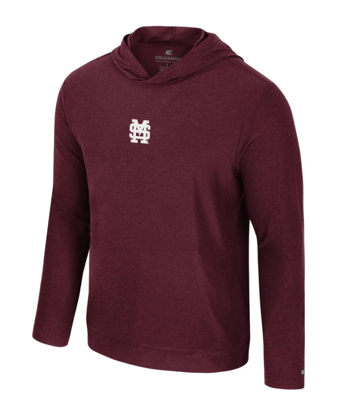 Colosseum Mississippi State Long Sleeve Hooded Tee