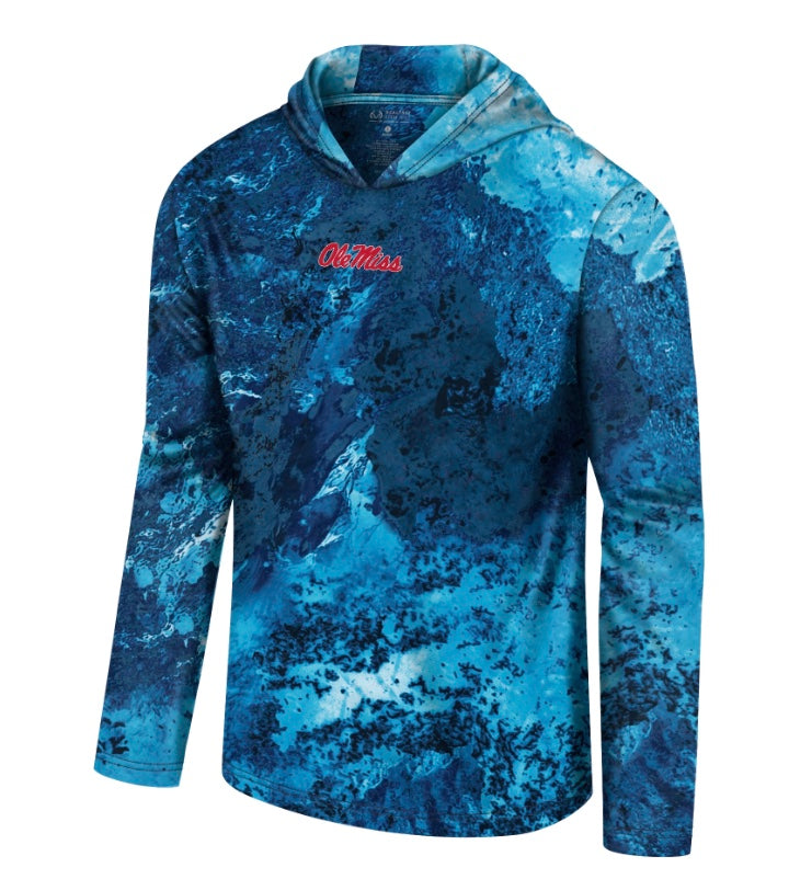 Colosseum RealTree Fishing Hooded Dry Fit Long Sleeve Tee