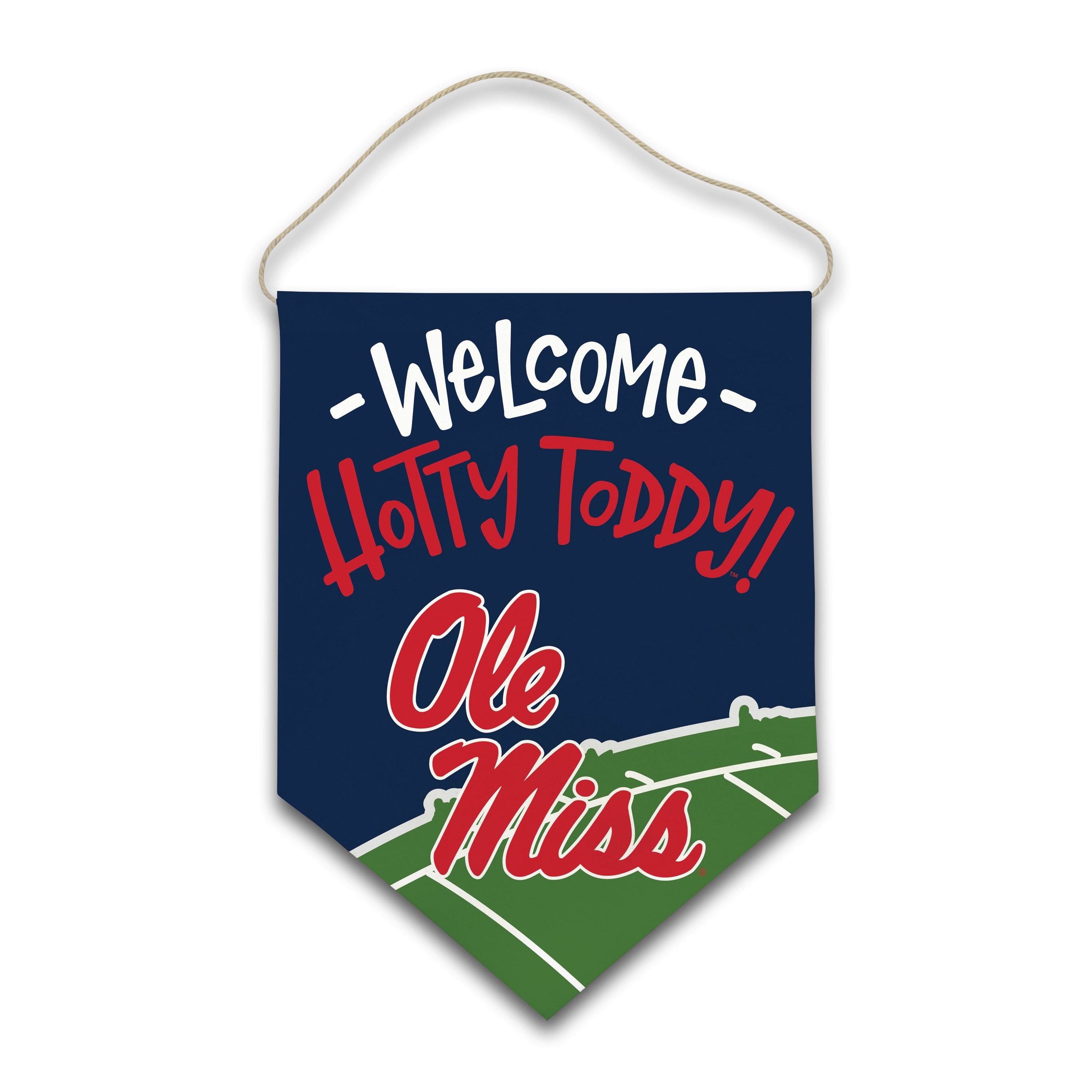 Hotty Toddy Ole Miss Welcome Banner