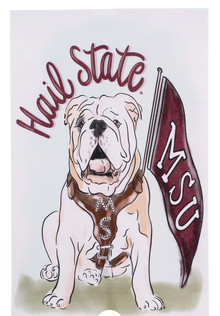 Mississippi State Mascot Tea Towel