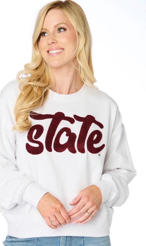 Stewart Simmons Varsity State Sweatshirt