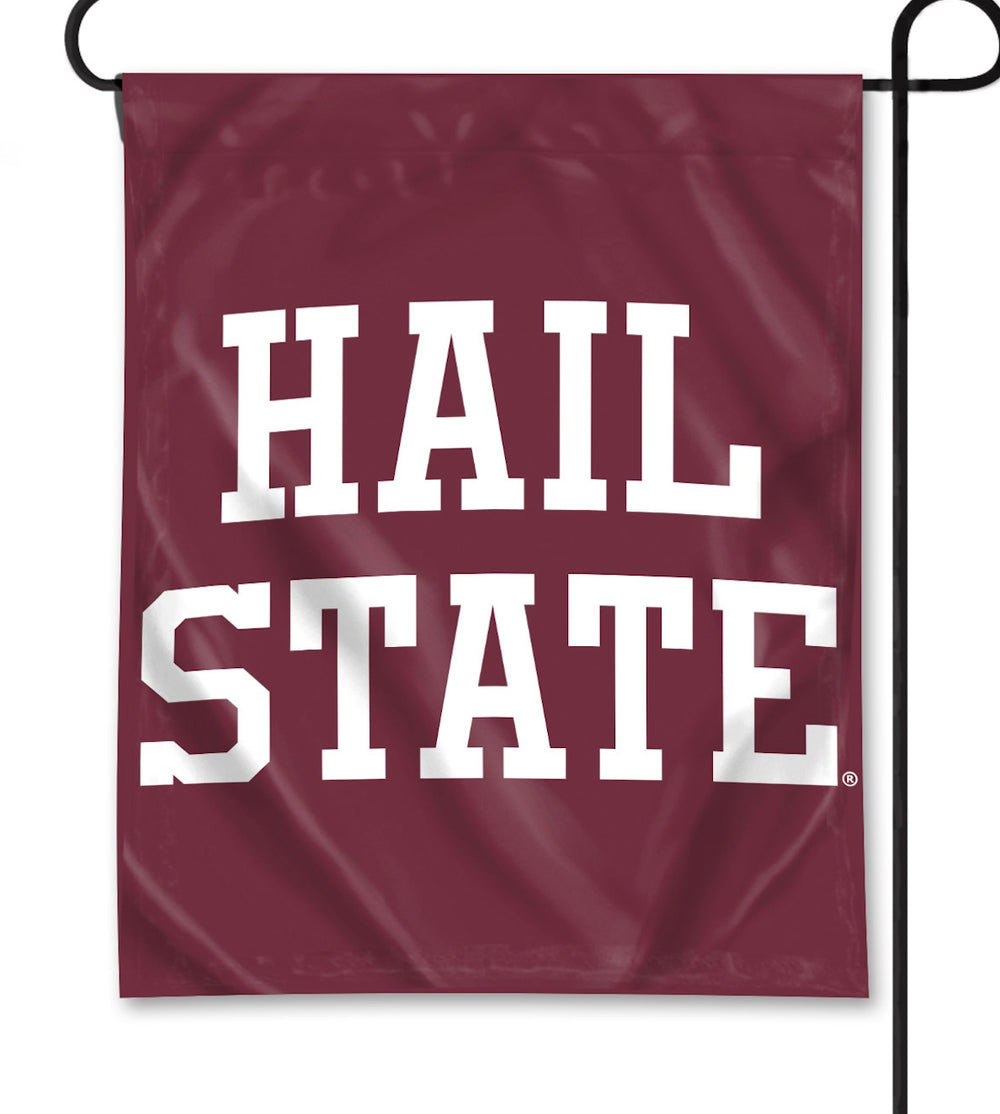 University Blanket and Flag Hail State Garden Flag