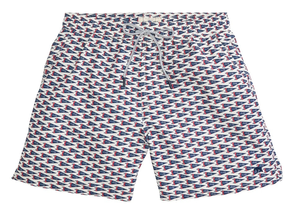 Onward Reserve Ole Miss Hotty Toddy Pennant Adult Swim Trunk