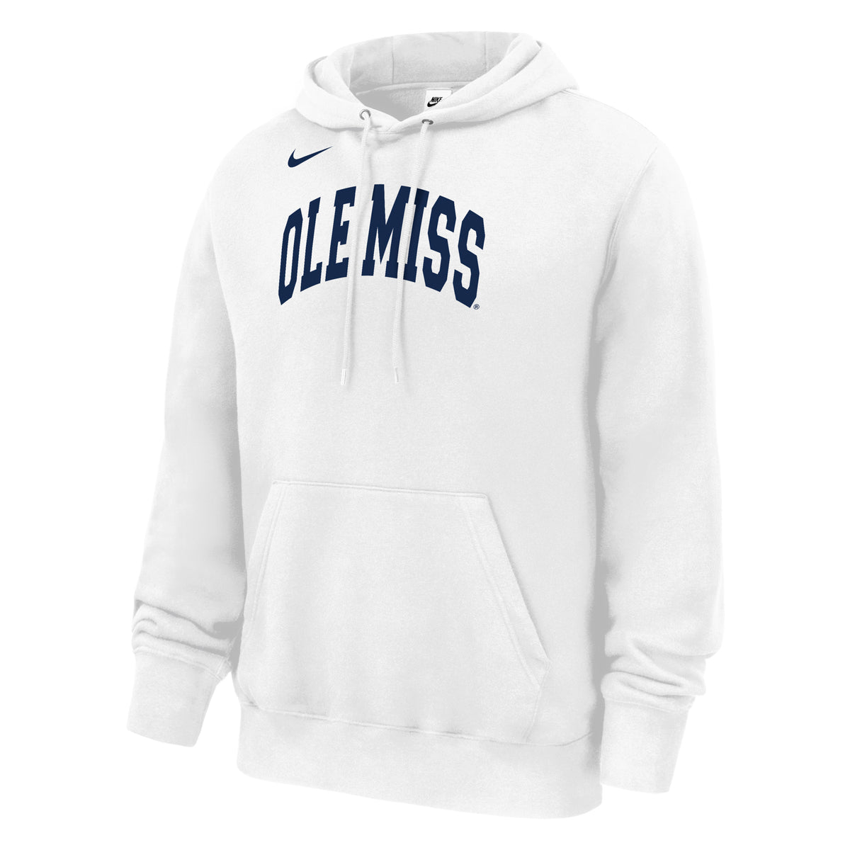 Club Fleece PO Hoodie- White