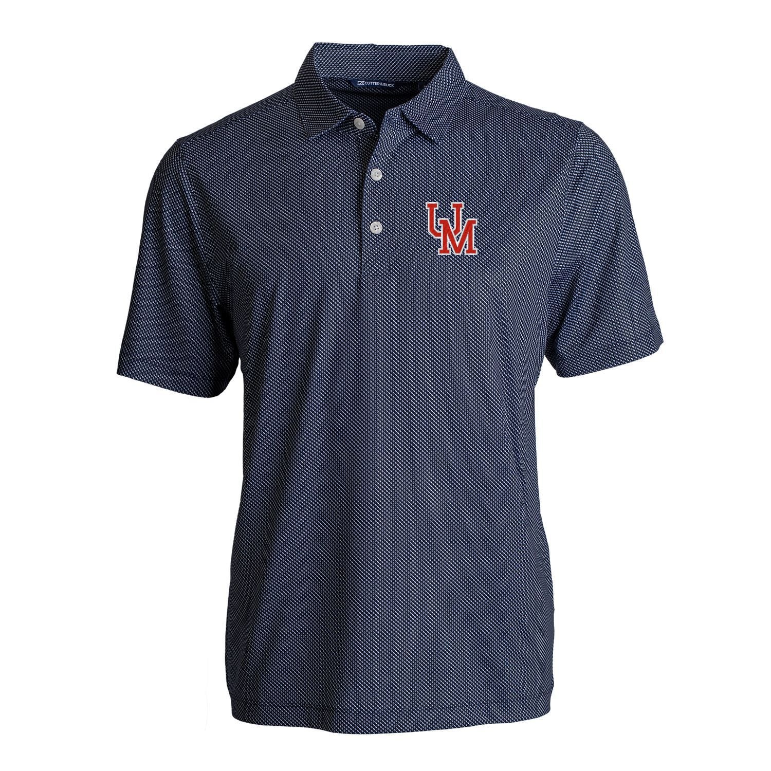 Cutter & Buck Pike Eco Symmetry Print Recycled Polo with UM Logo