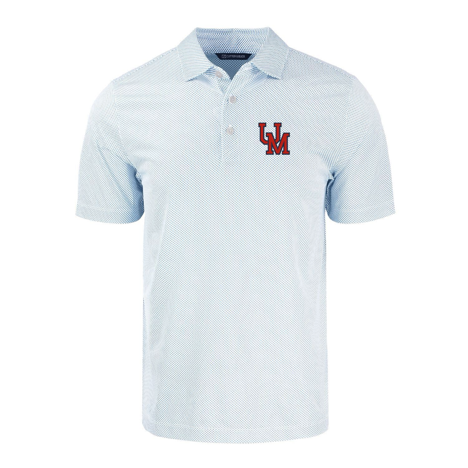 Cutter and Buck Pike Eco Symmetry Print Powder Blue