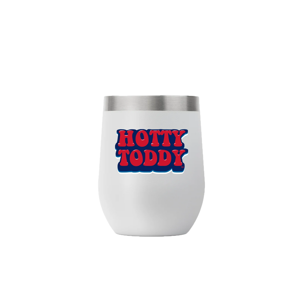 Hotty Toddy Stemless 12 oz Wine Glass