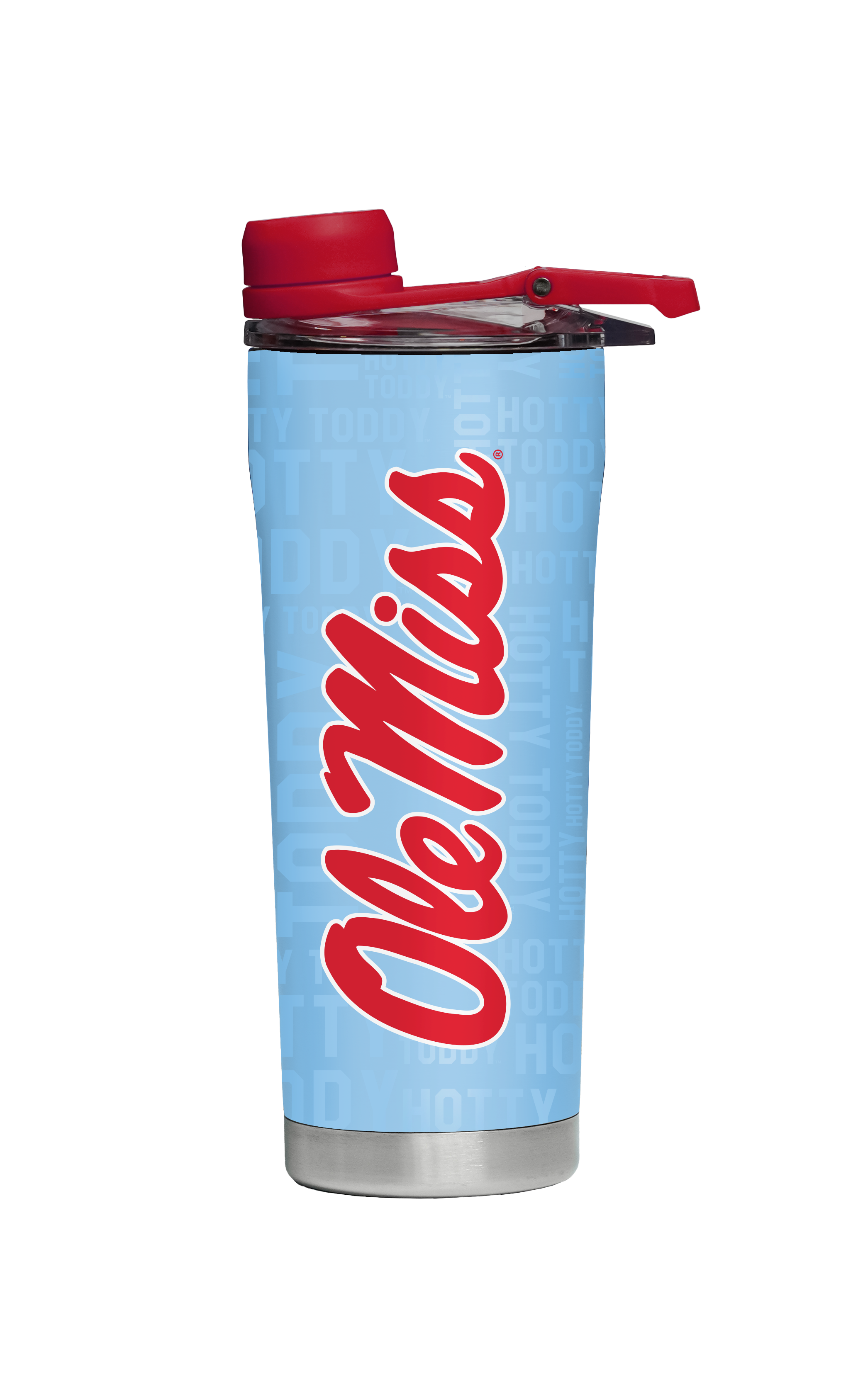 GameTime Ole Miss Powder Blue Shaker Bottle with Agitator