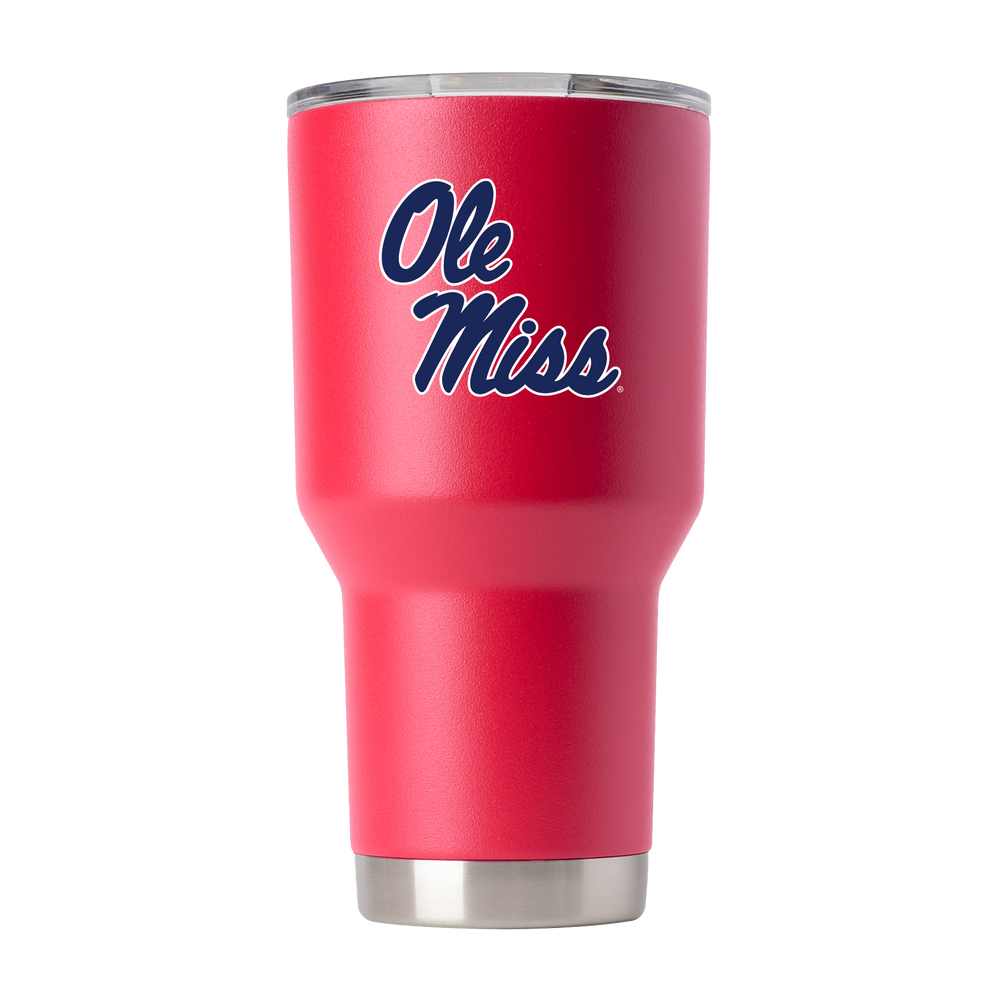 Red Ole Miss Script 30oz Tumbler