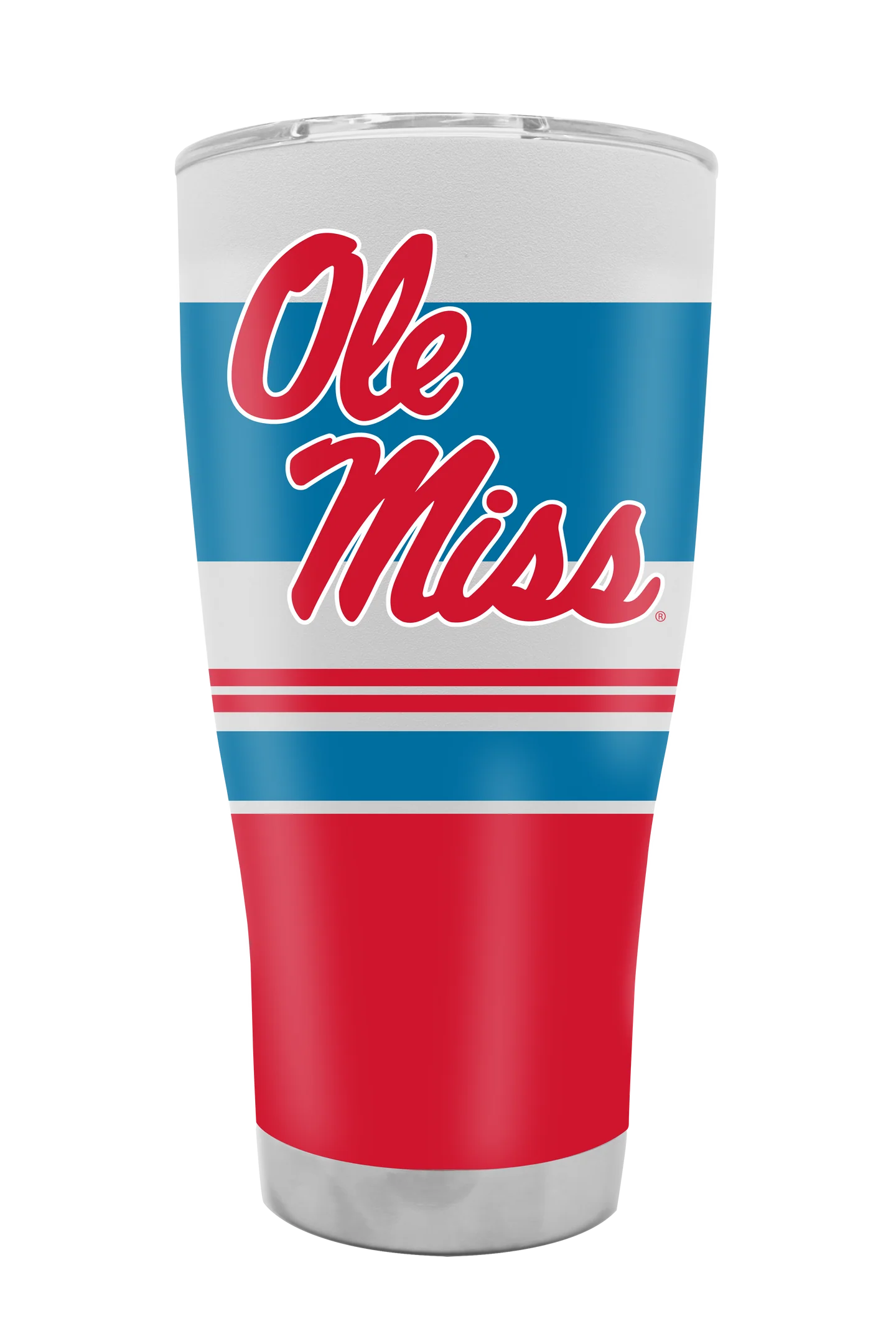 Gametime Sidekicks White Ole miss stainless steel tumbler