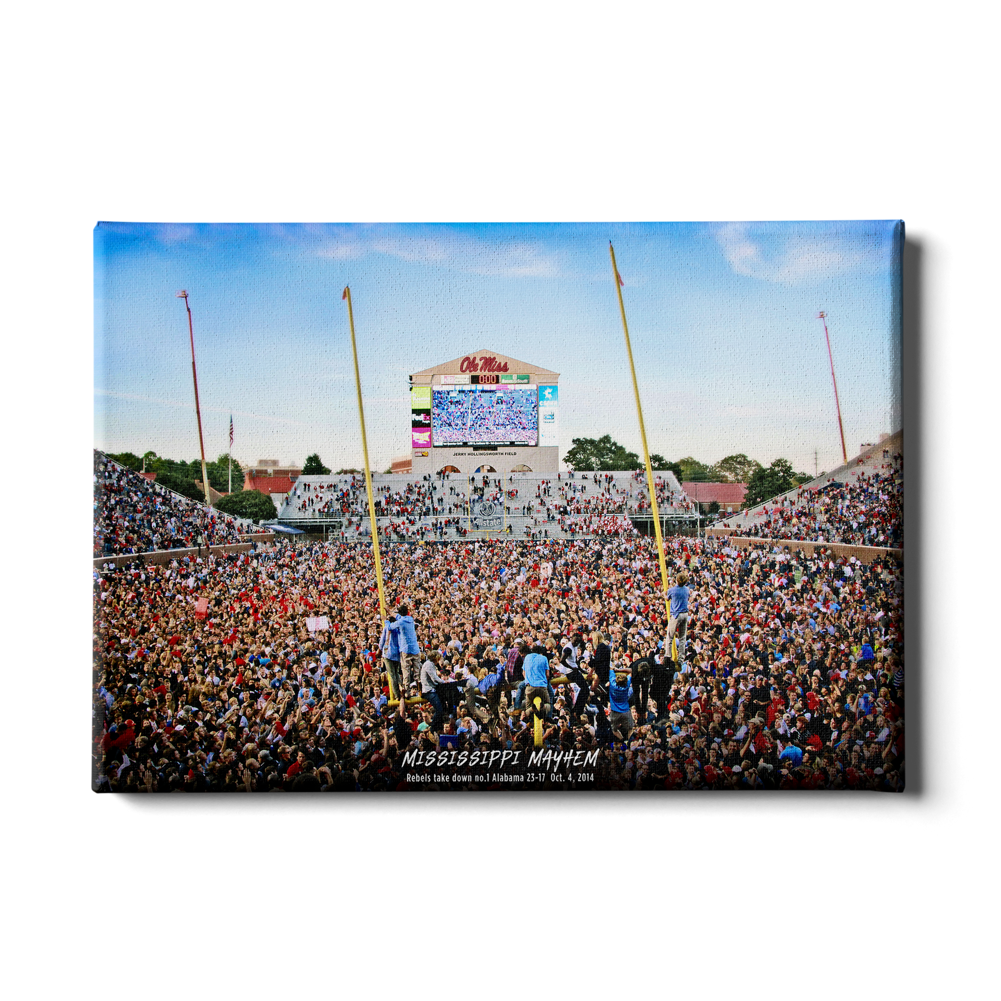 Mississippi Mayhem The Win Canvas- 24x16
