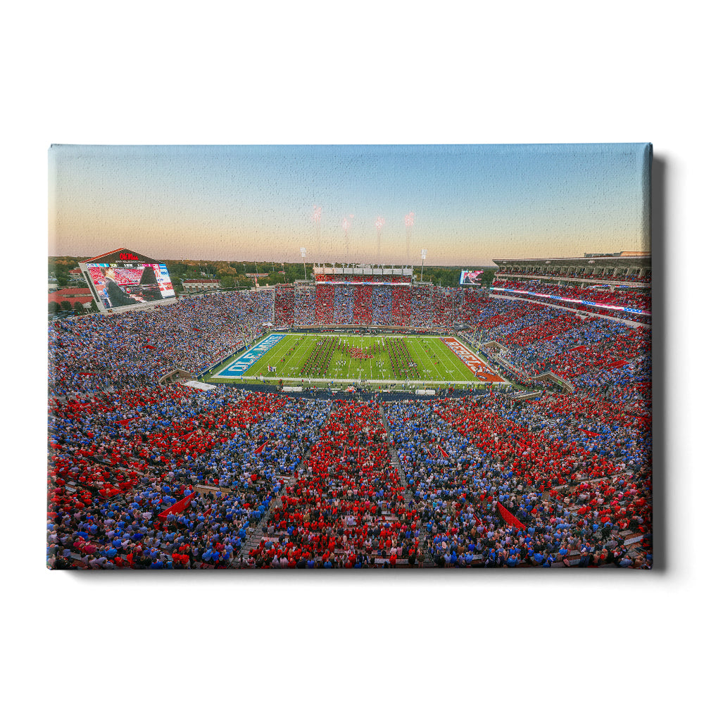 Party in the SIP Stripe Out Canvas - 36X24