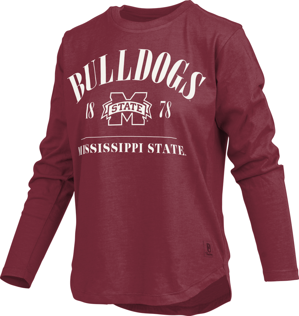 Pressbox Mississippi State Hangleton Long Sleeve Tee