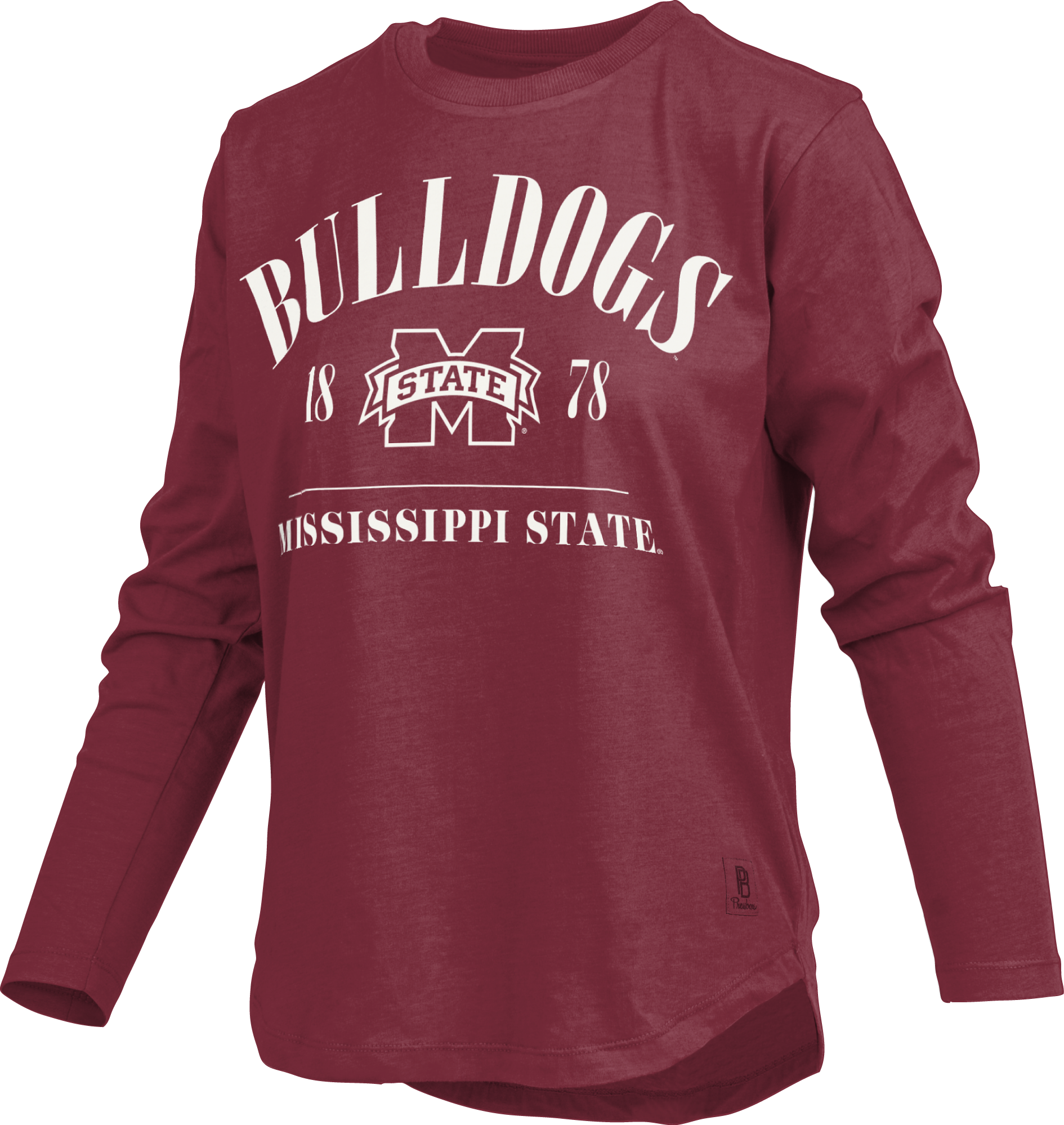 Pressbox Mississippi State Hangleton Long Sleeve Tee