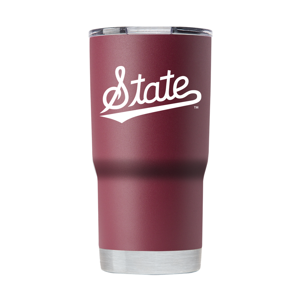 Game Time 20 Oz. State Script Maroon Tumbler