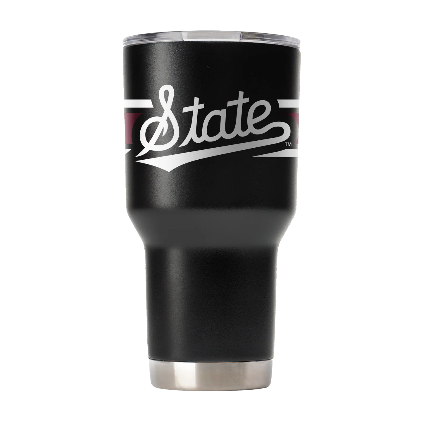 Gametime 30 oz State Script Black Tumbler- "Dark Mode"