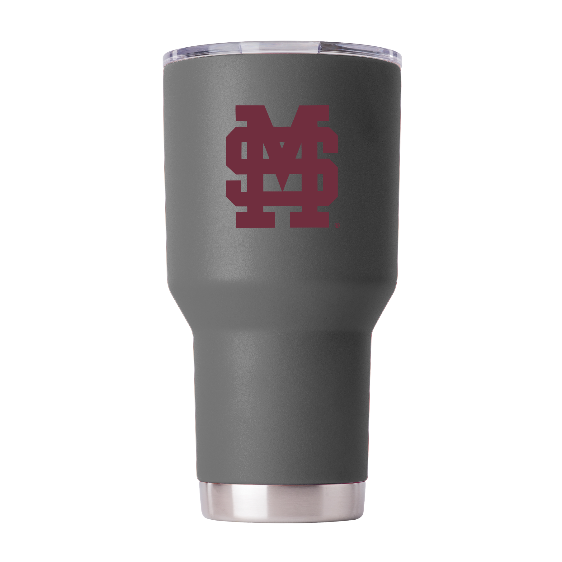 Mississippi State 30oz. Gray Tumbler Baseball