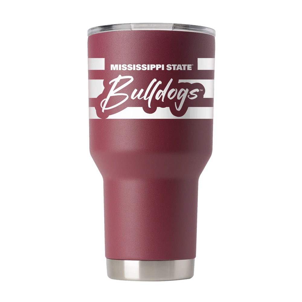 Mississippi State 30oz. Bulldogs Script Tumbler