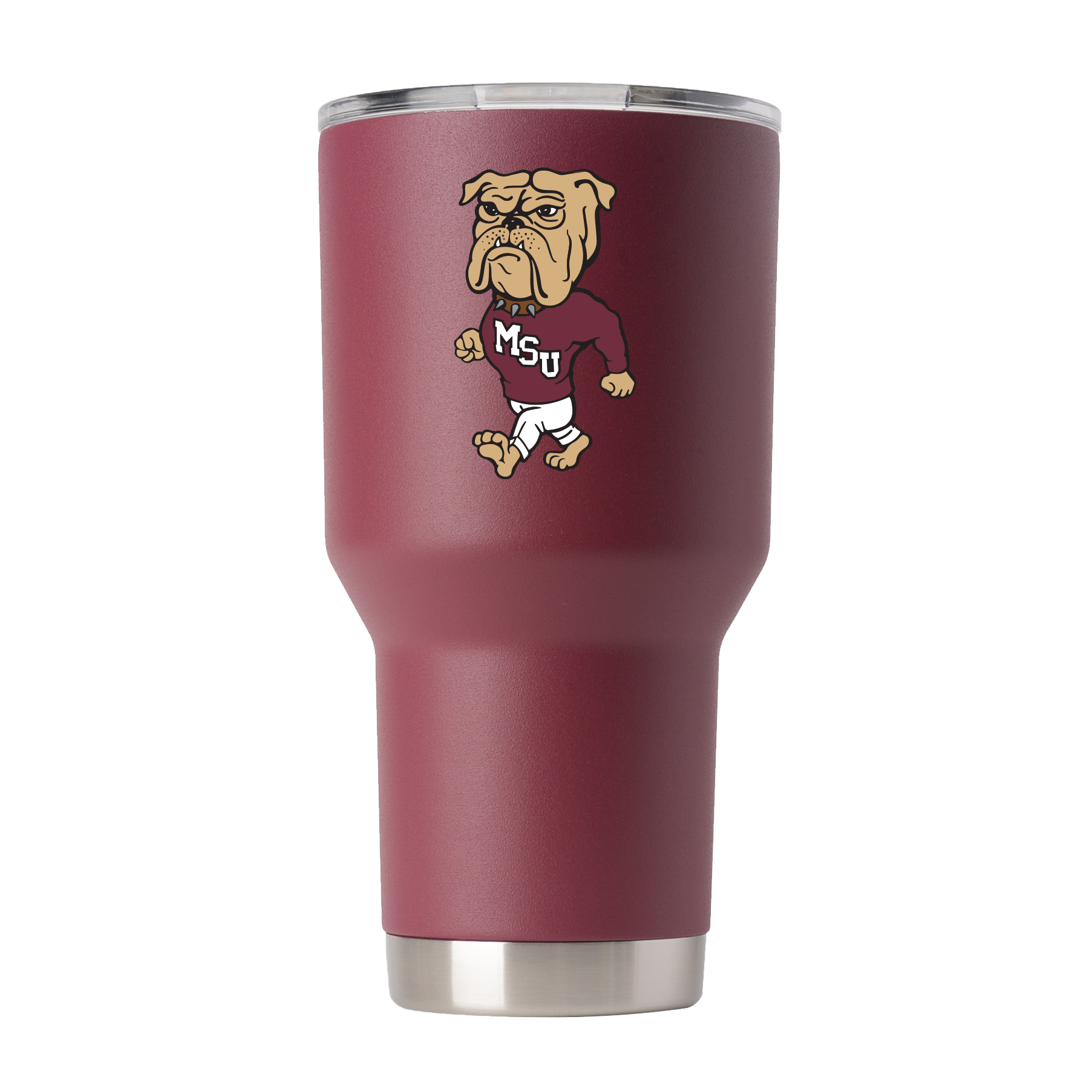 Walking Bully Maroon Tumbler 32oz