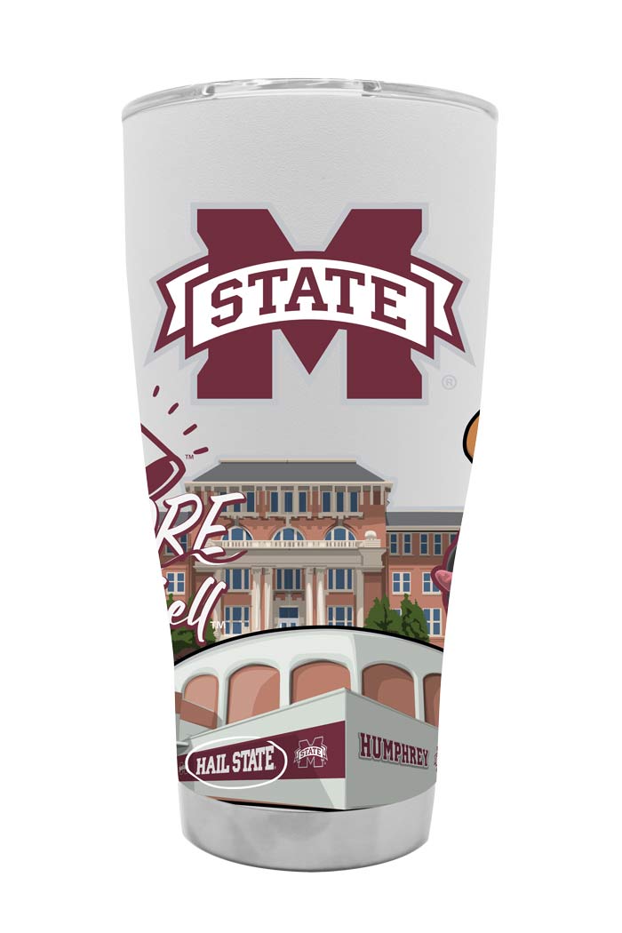 GameTime 30 oz. Mississippi State Tumbler - Campus Icons