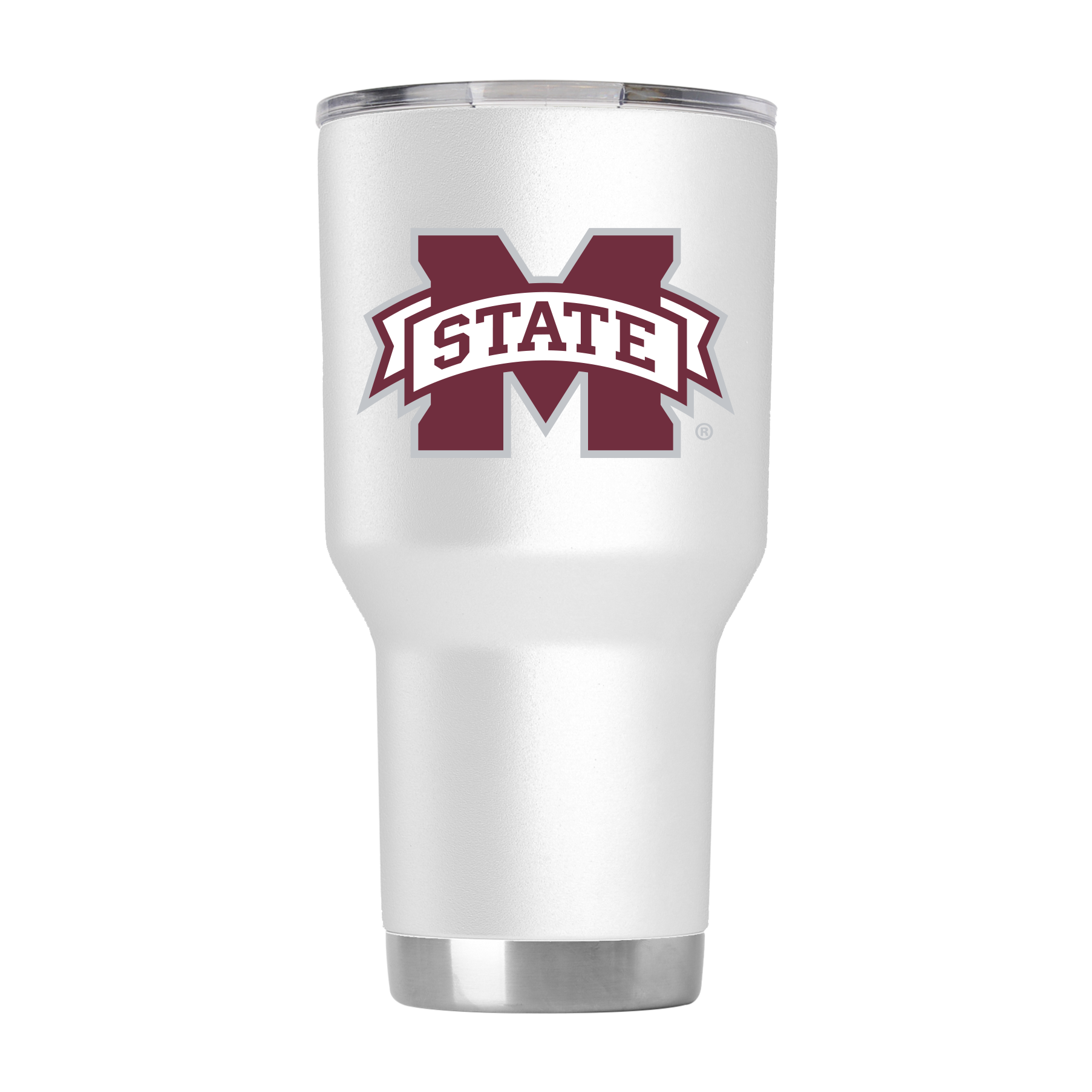 Mississippi State 30oz. White Tumbler
