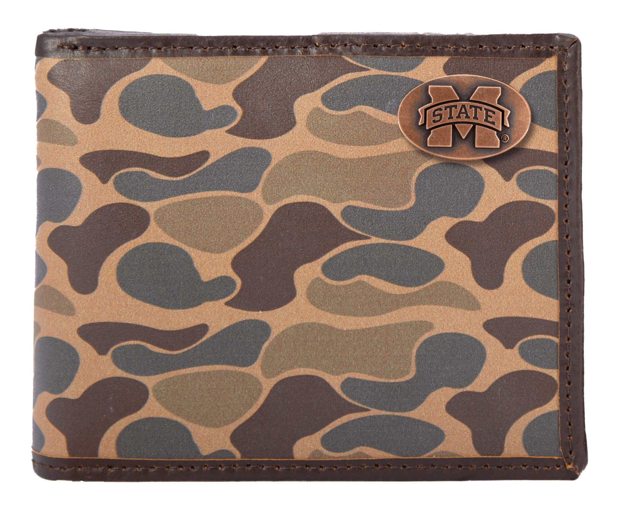 Zep Pro Brown Camo Passcode Wallet-MSU