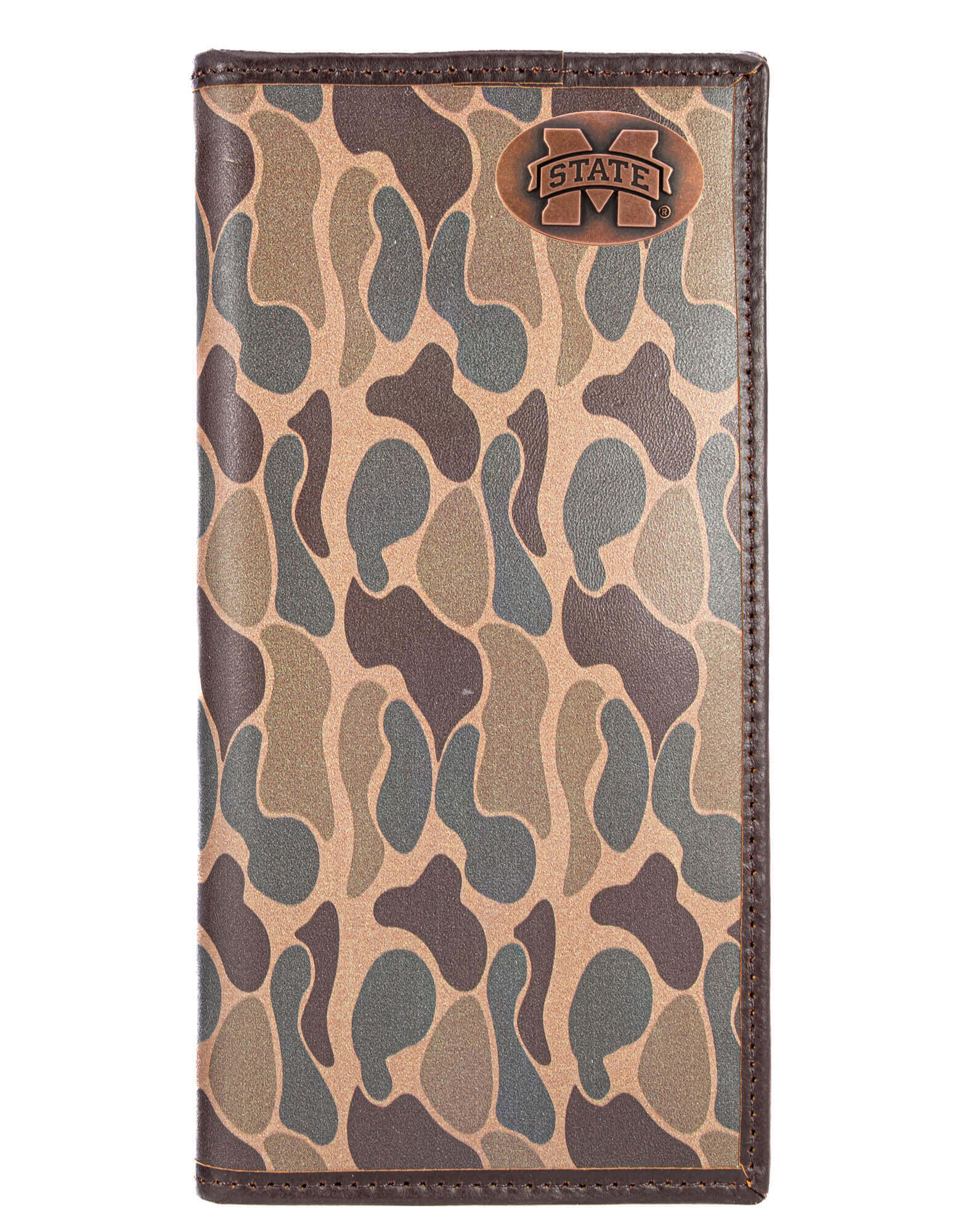 Zep-Pro Old School Brown Camo Secretary Wallet - Mississippi State