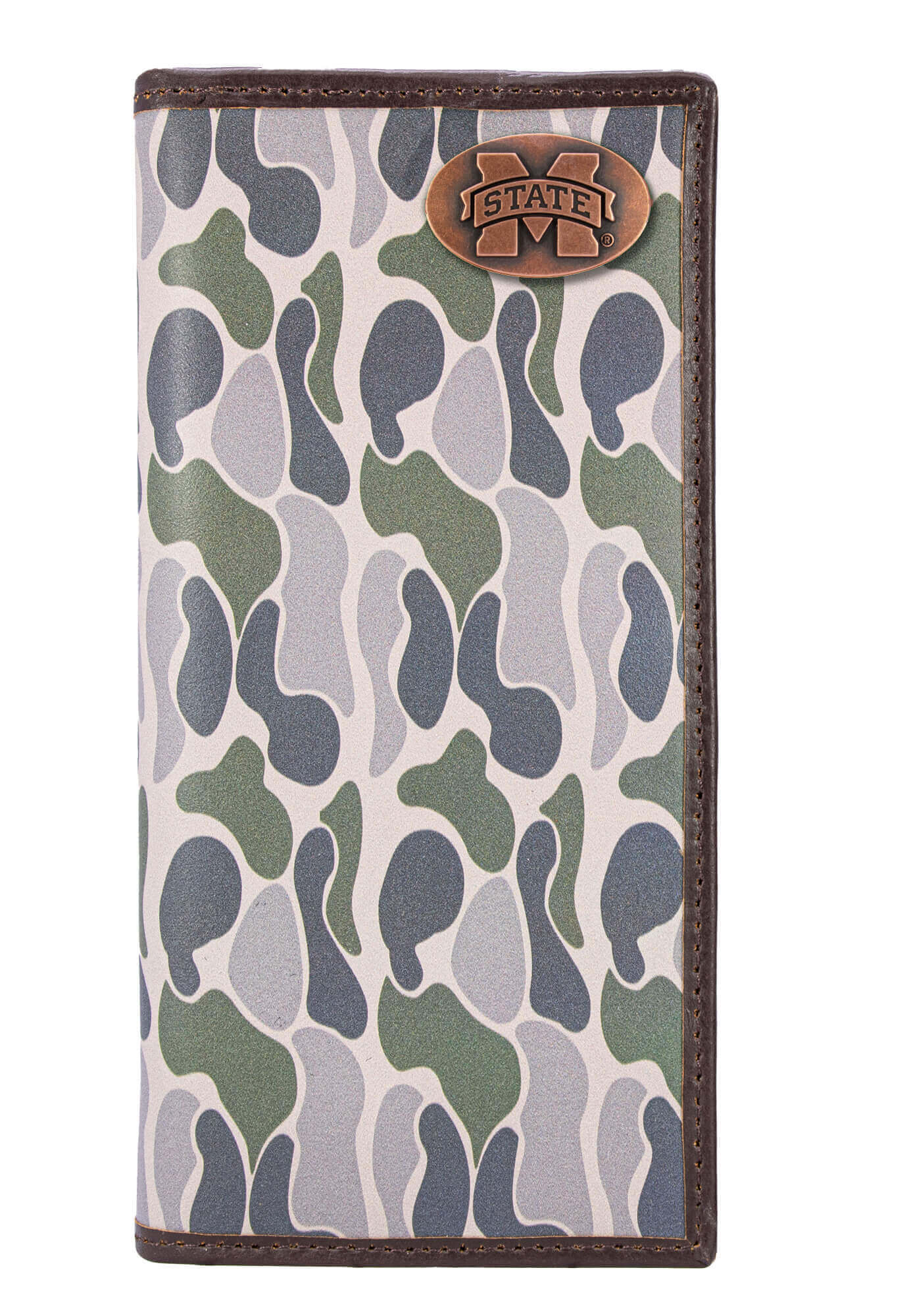 Zep-Pro Old School Green Camo Secretary Wallet - Mississippi State