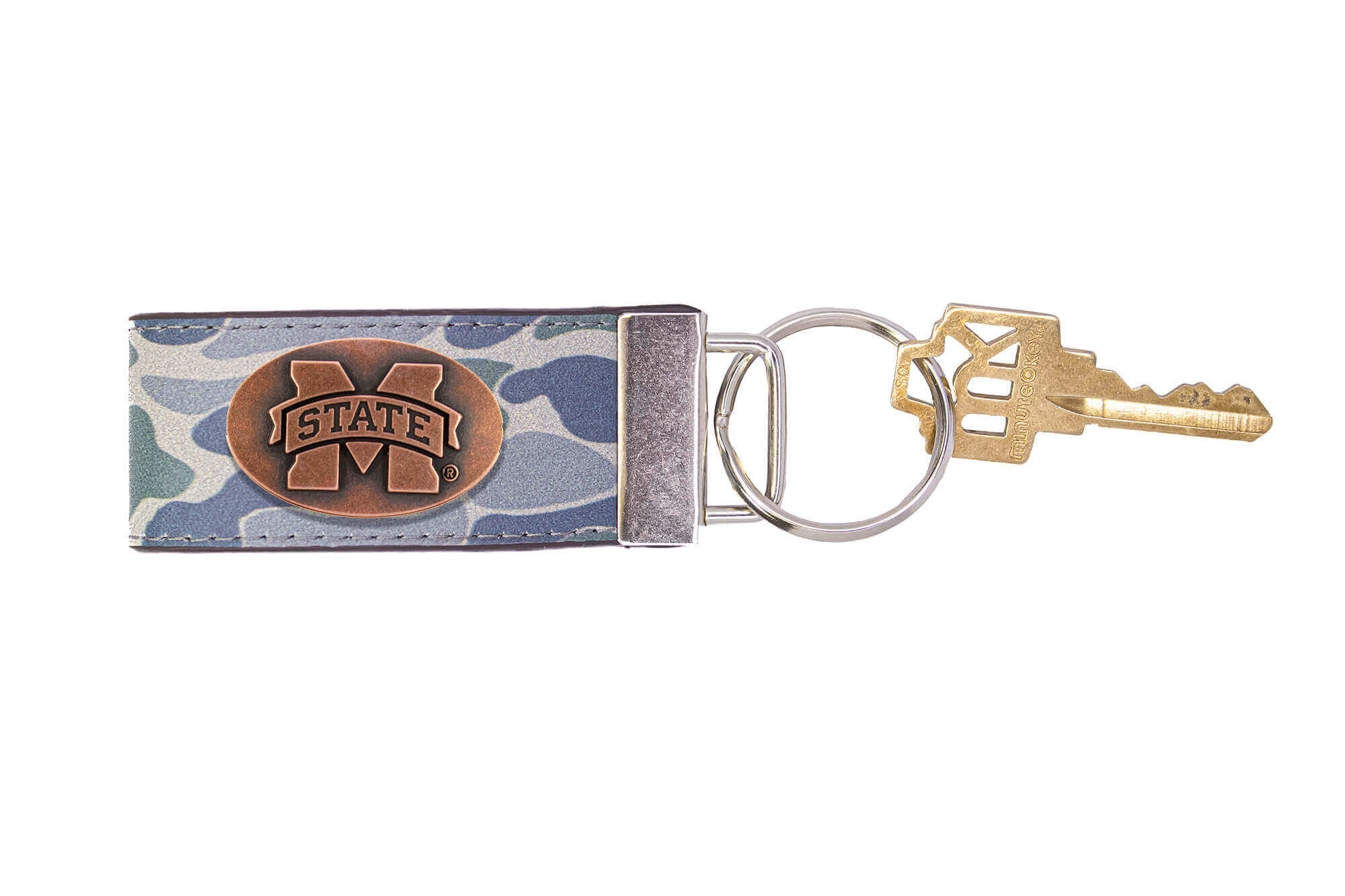 Zep Pro Green Camo Loop Key Fob-MSU