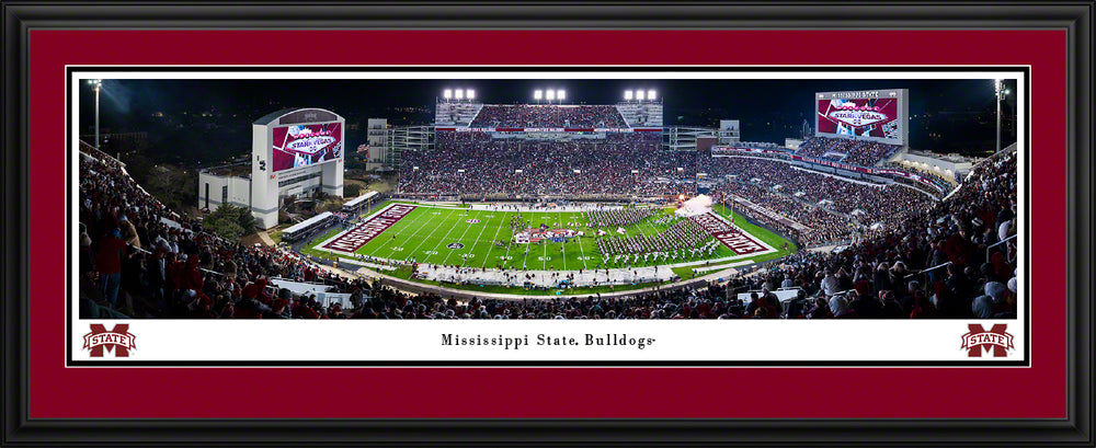 Blakeway Mississippi State Night Football Deluxe Panorama