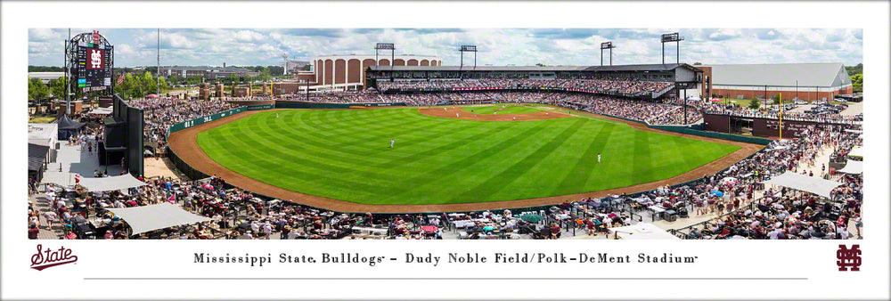 Blakeway Mississippi State - Dudy Noble Field/ Polk-De Ment Stadium Unframed Panorama