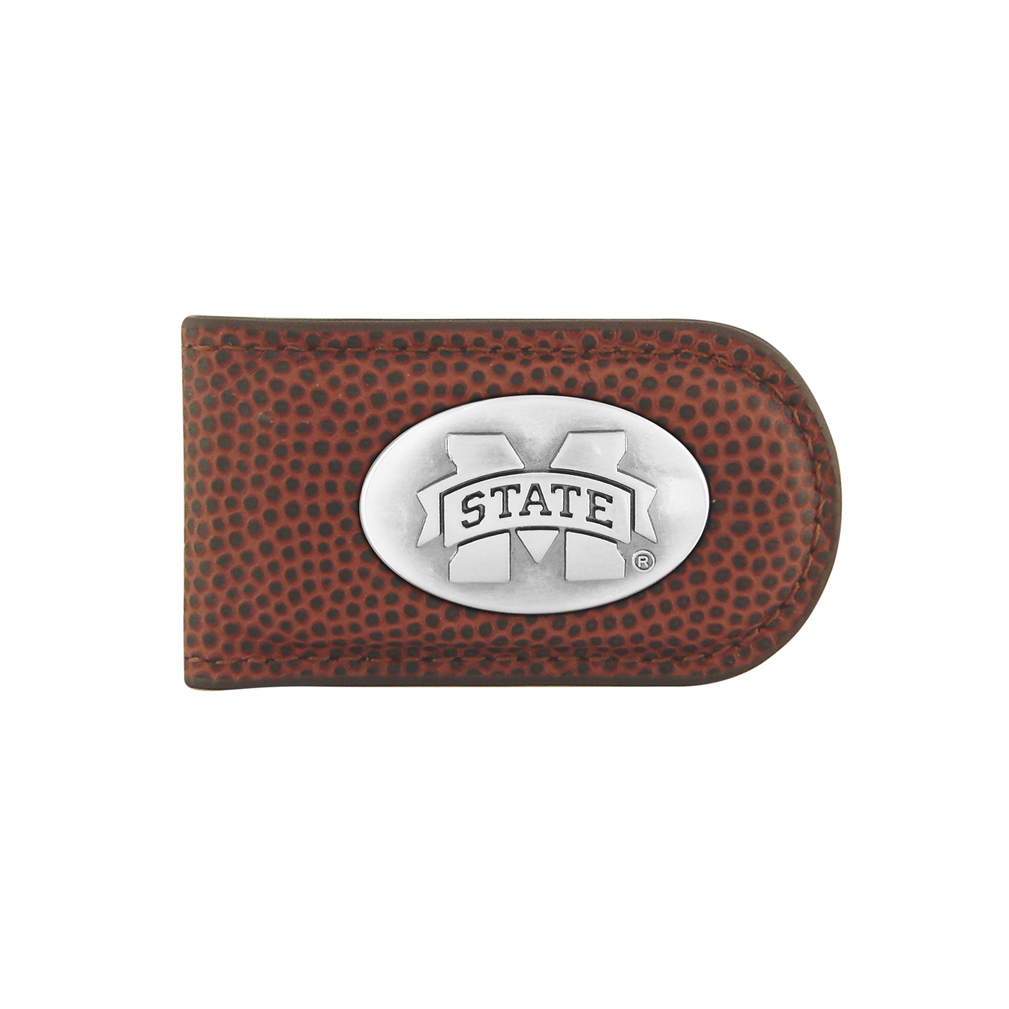 Mississippi State Leather Magnetic Money Clip