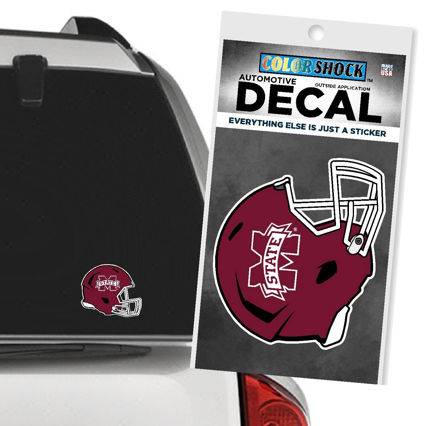 M State Helmet Decal