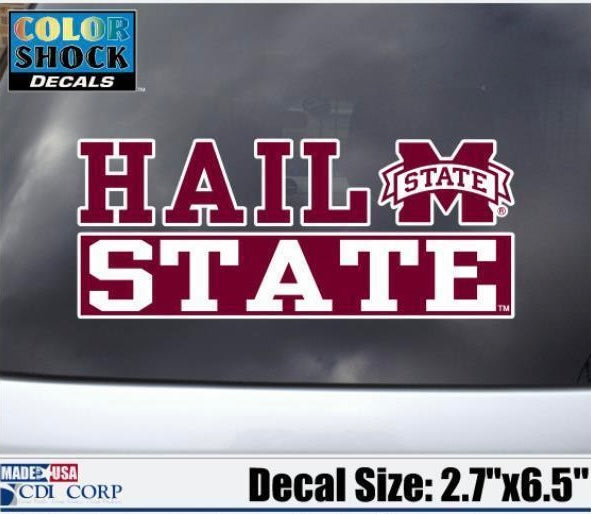 Hail State Auto Decal