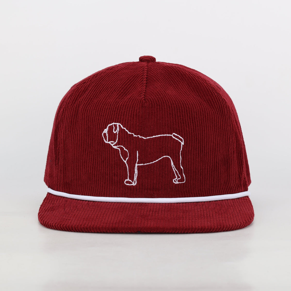 Bulldog Corduroy Rope Hat