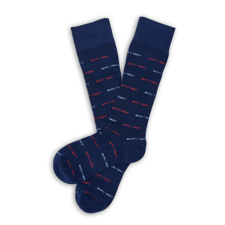 DeadSoxy Adult Navy Hotty Toddy Dress Sock