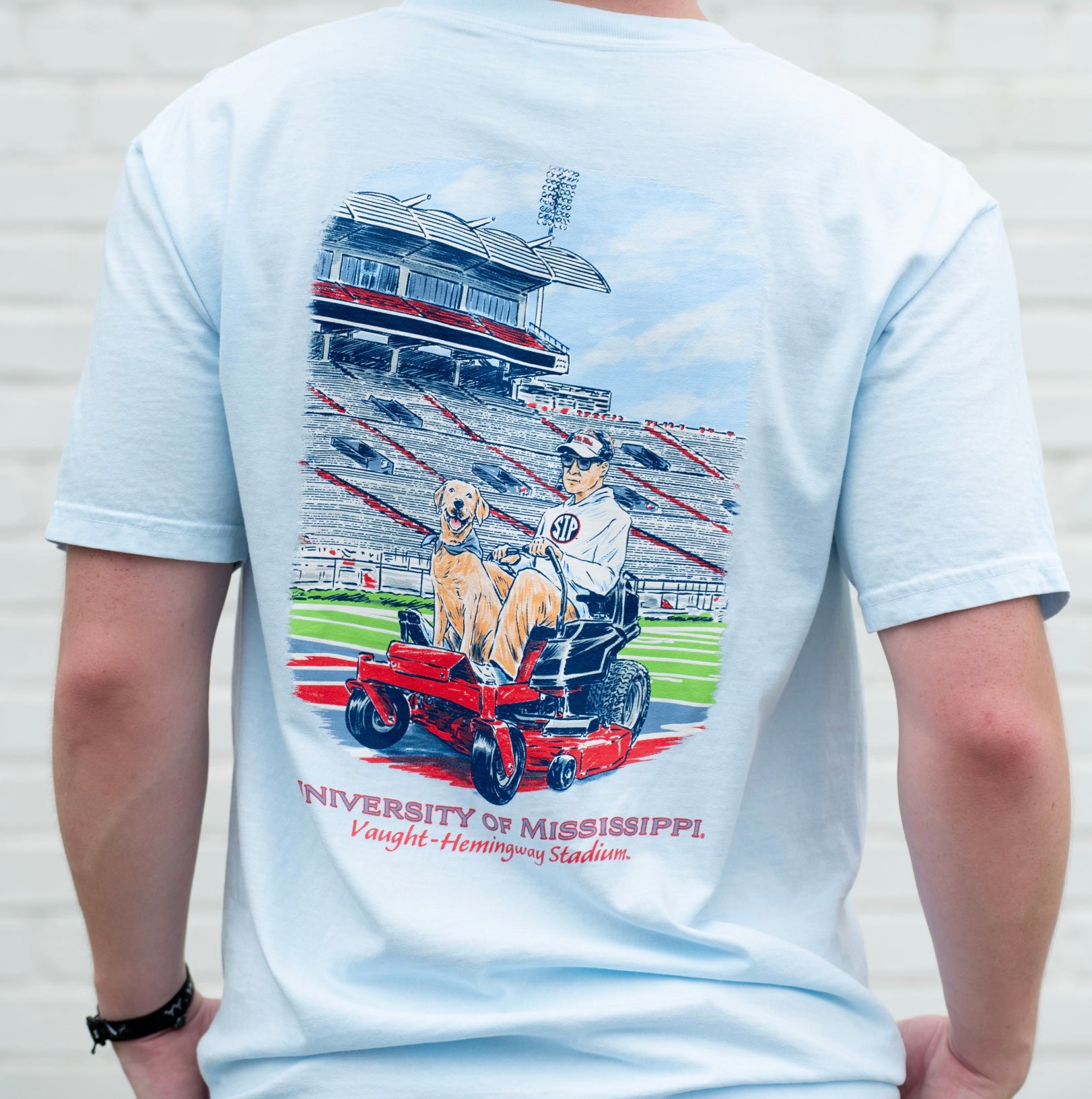 Comfort Colors Ole MIss Grounds Crew Tee